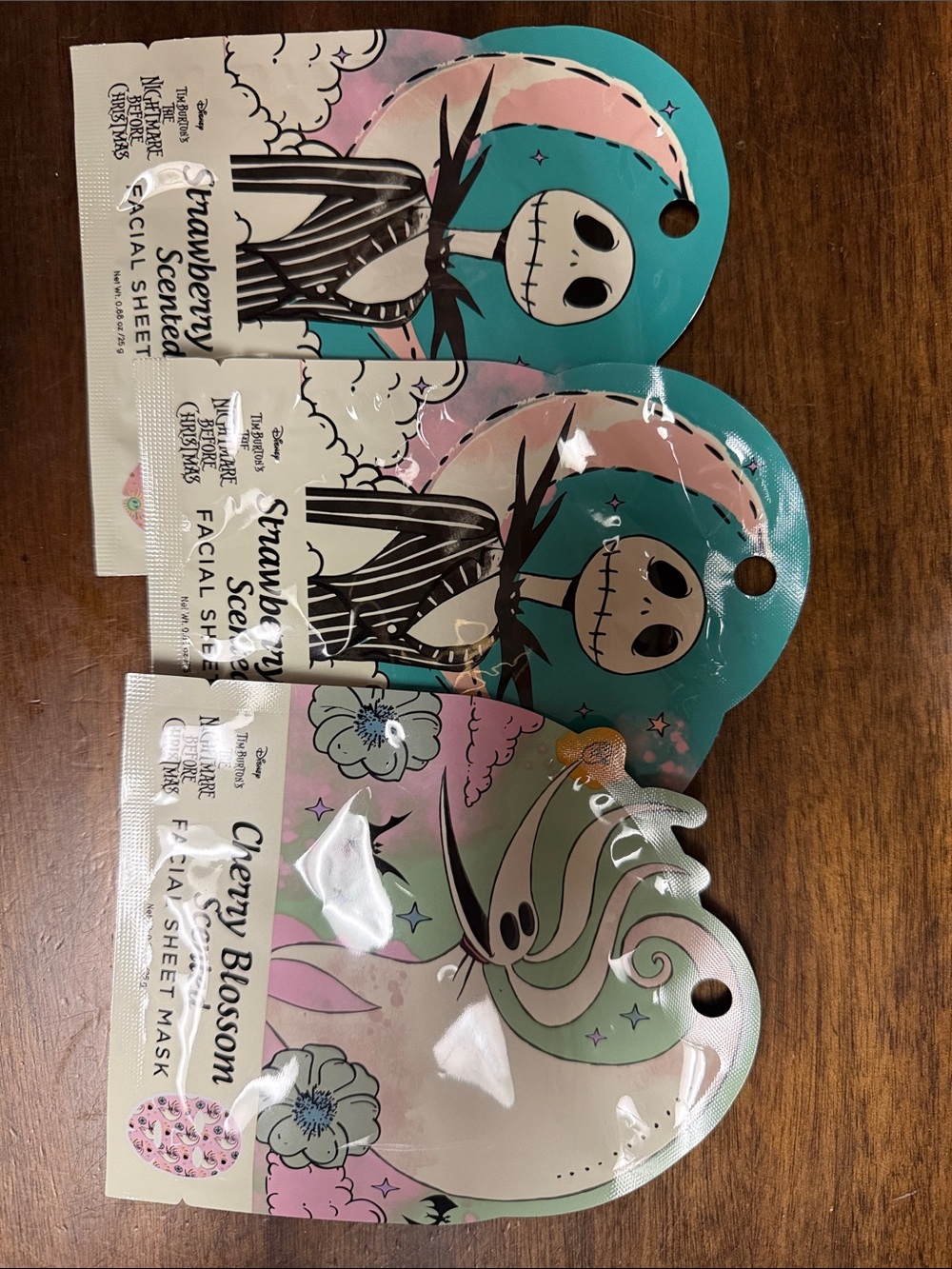 Disney nightmare before Christmas face mask bundle of 3